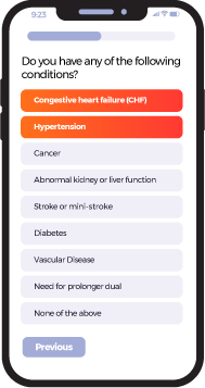 Quiz_Screen_20200129 Do you have any of the following conditions?