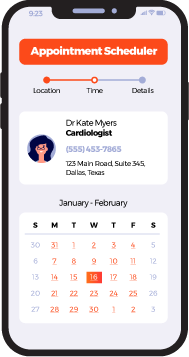 Scheduling_Screen_20200129 Appointment Scheduler Image