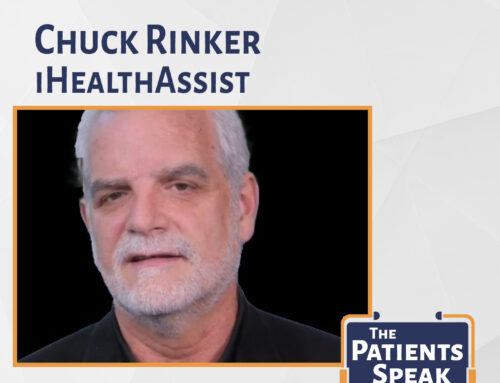 Chuck Rinker, of iHealthAssist, a cancer survivor and tech CEO